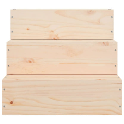 Pet Stair 40x37.5x35 cm Solid Wood Pine