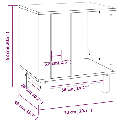 Dog House Natural Solid pine wood 19.7x15.7x20.5 in Simplistic
