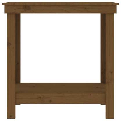 Work Bench Honey Brown 80x50x80 cm Solid Wood Pine