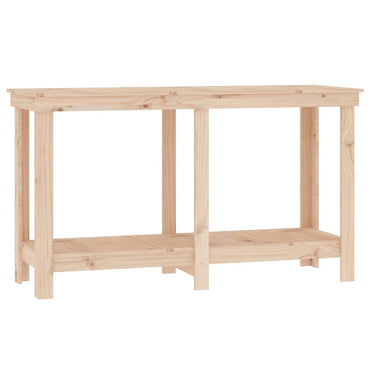 Work Bench 140x50x80 cm Solid Wood Pine