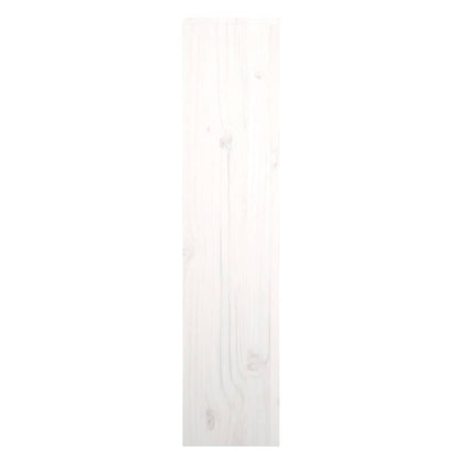Radiator Cover White 79.5x19x84 cm Solid Wood Pine