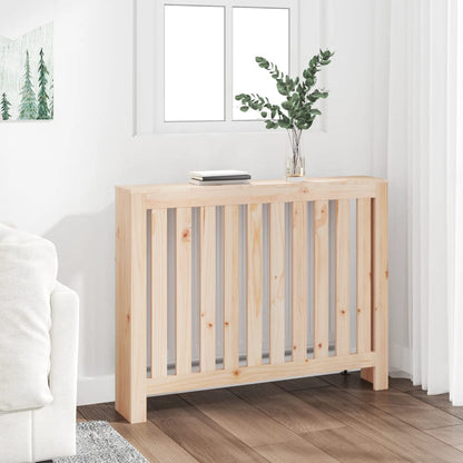 Radiator Cover 108.5x19x84 cm Solid Wood Pine