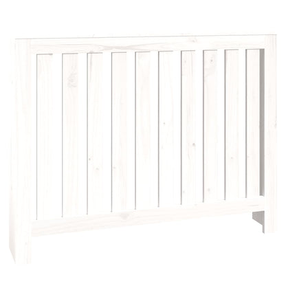Radiator Cover White 108.5x19x84 cm Solid Wood Pine