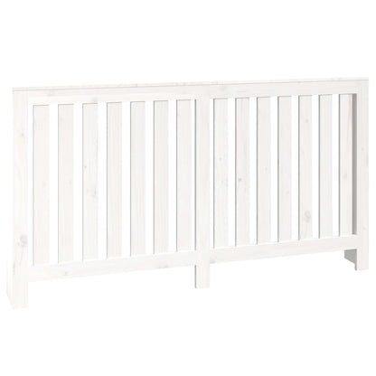 Radiator Cover White 153x19x84 cm Solid Wood Pine