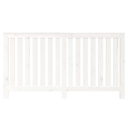 Radiator Cover White 153x19x84 cm Solid Wood Pine