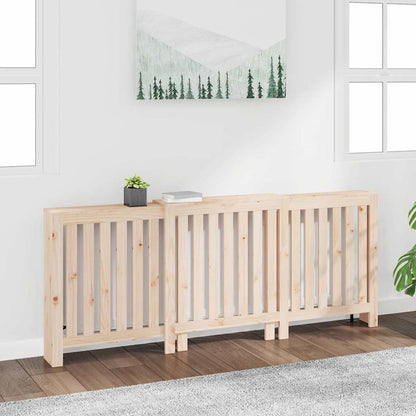Radiator Cover 210x21x85 cm Solid Wood Pine