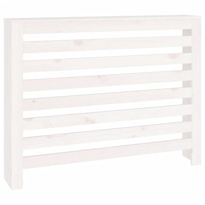Radiator Cover White 108.5x19x84 cm Solid Wood Pine