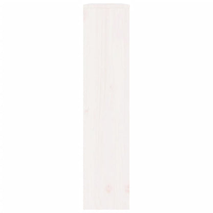 Radiator Cover White 108.5x19x84 cm Solid Wood Pine