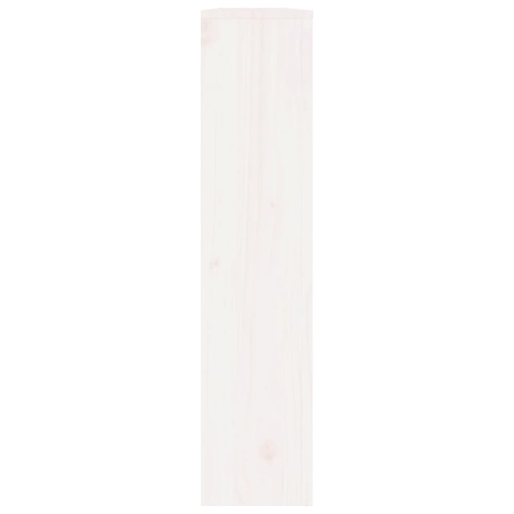 Radiator Cover White 153x19x84 cm Solid Wood Pine