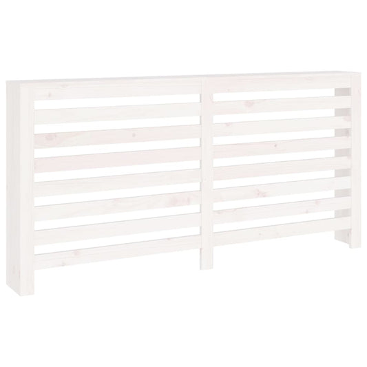 Radiator Cover White 169x19x84 cm Solid Wood Pine