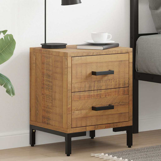 Bedside Cabinets 2 pcs 36x30x45 cm Solid Wood Pine