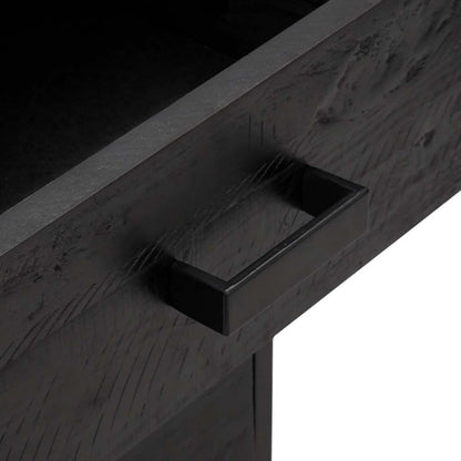 Bedside Cabinets 2 pcs Black 40x30x55 cm Solid Wood Pine