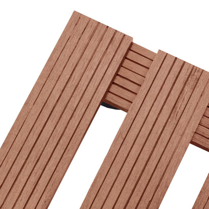 Plant Trolleys 4 pcs Brown 30x30x7,5 cm WPC