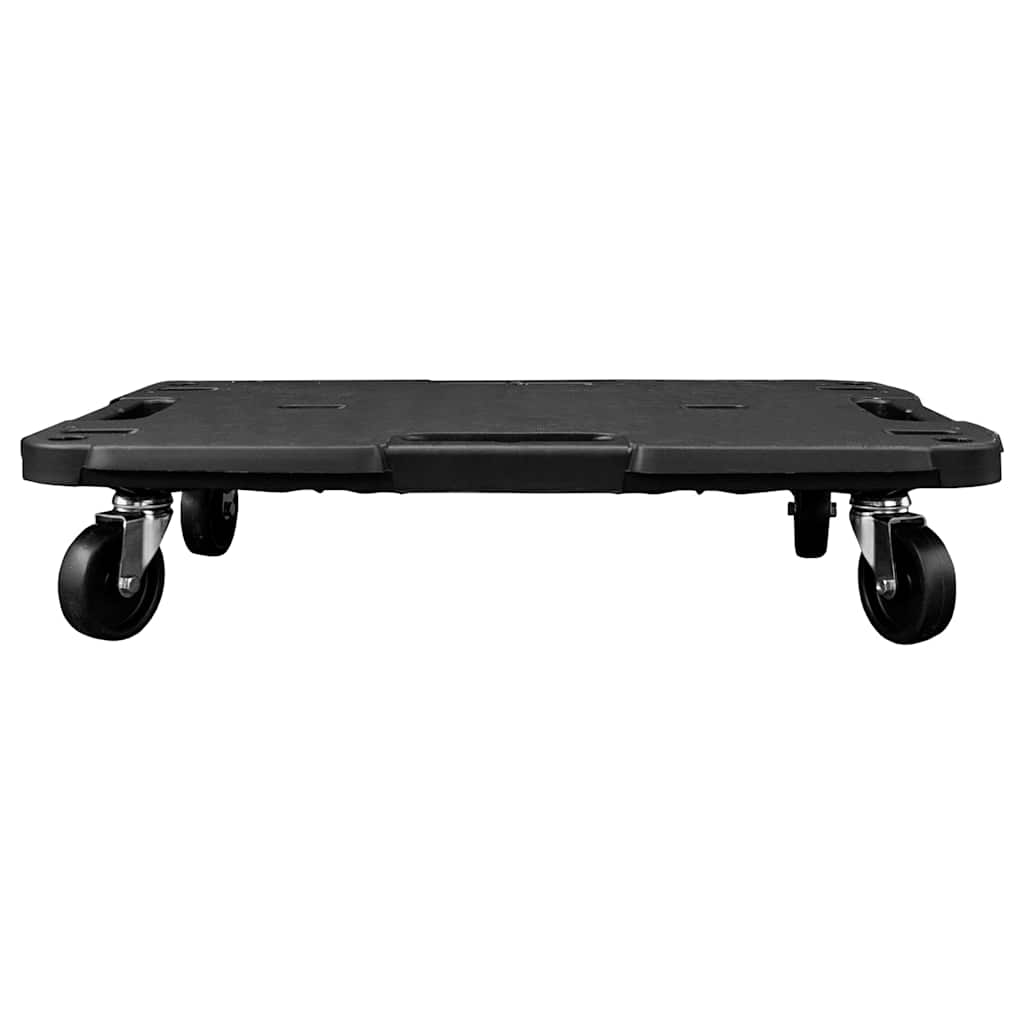 Transport Trolleys 2 pcs Black 58x38x12 cm Polypropylene