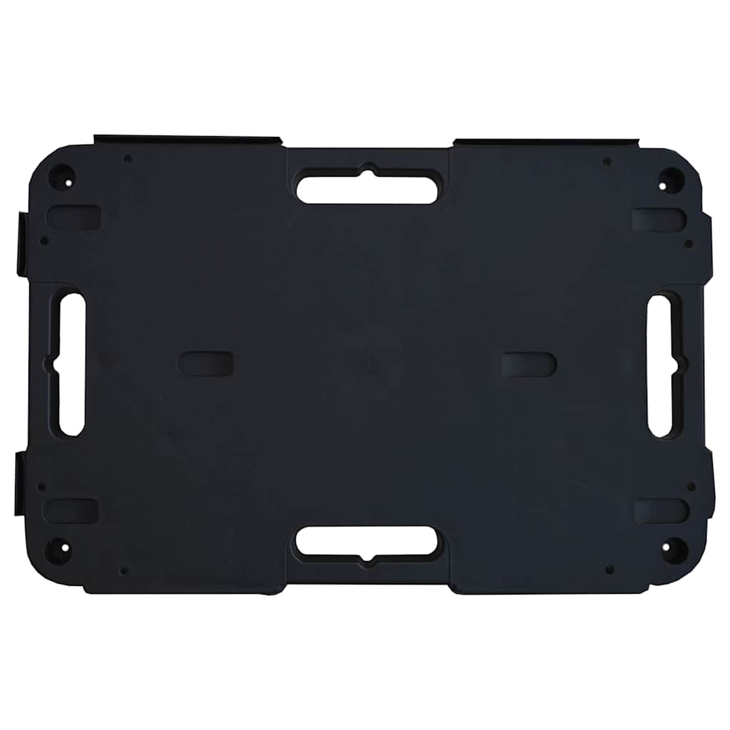 Transport Trolleys 5 pcs Black 58x38x12 cm Polypropylene