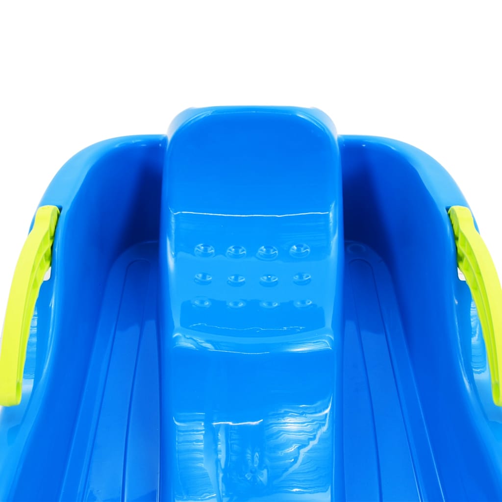 93713 vidaXL Sledge with Brakes Blue 87x40x18 cm Polypropylene