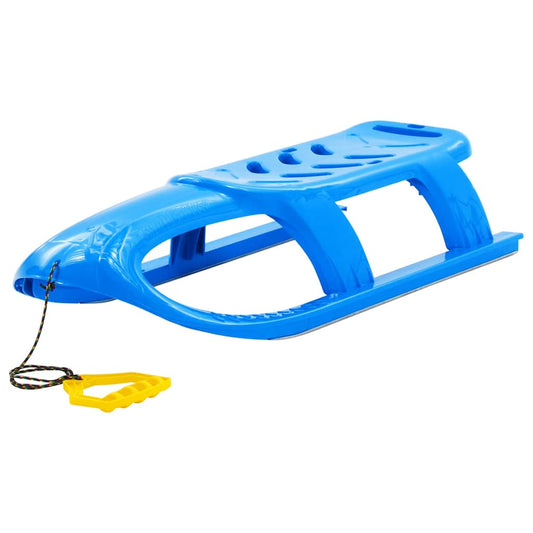 93718 vidaXL Sledge for Children Blue 102,5x40x23 cm Polypropylene