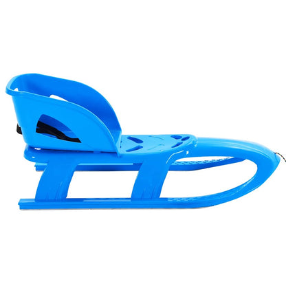 93721 vidaXL Sledge with Seat Blue 102,5x40x23 cm Polypropylene