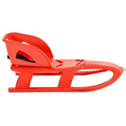 93722 vidaXL Sledge with Seat Red 102,5x40x23 cm Polypropylene