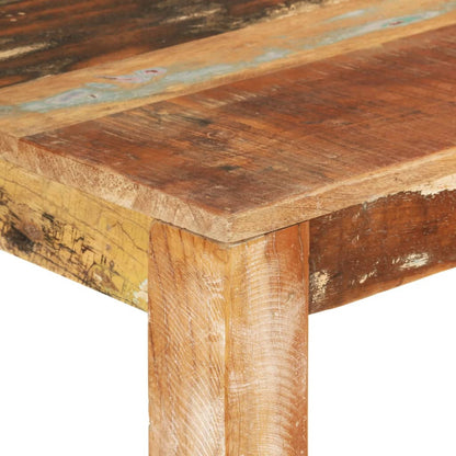 Dining Table 110x55x76 cm Solid Wood Reclaimed