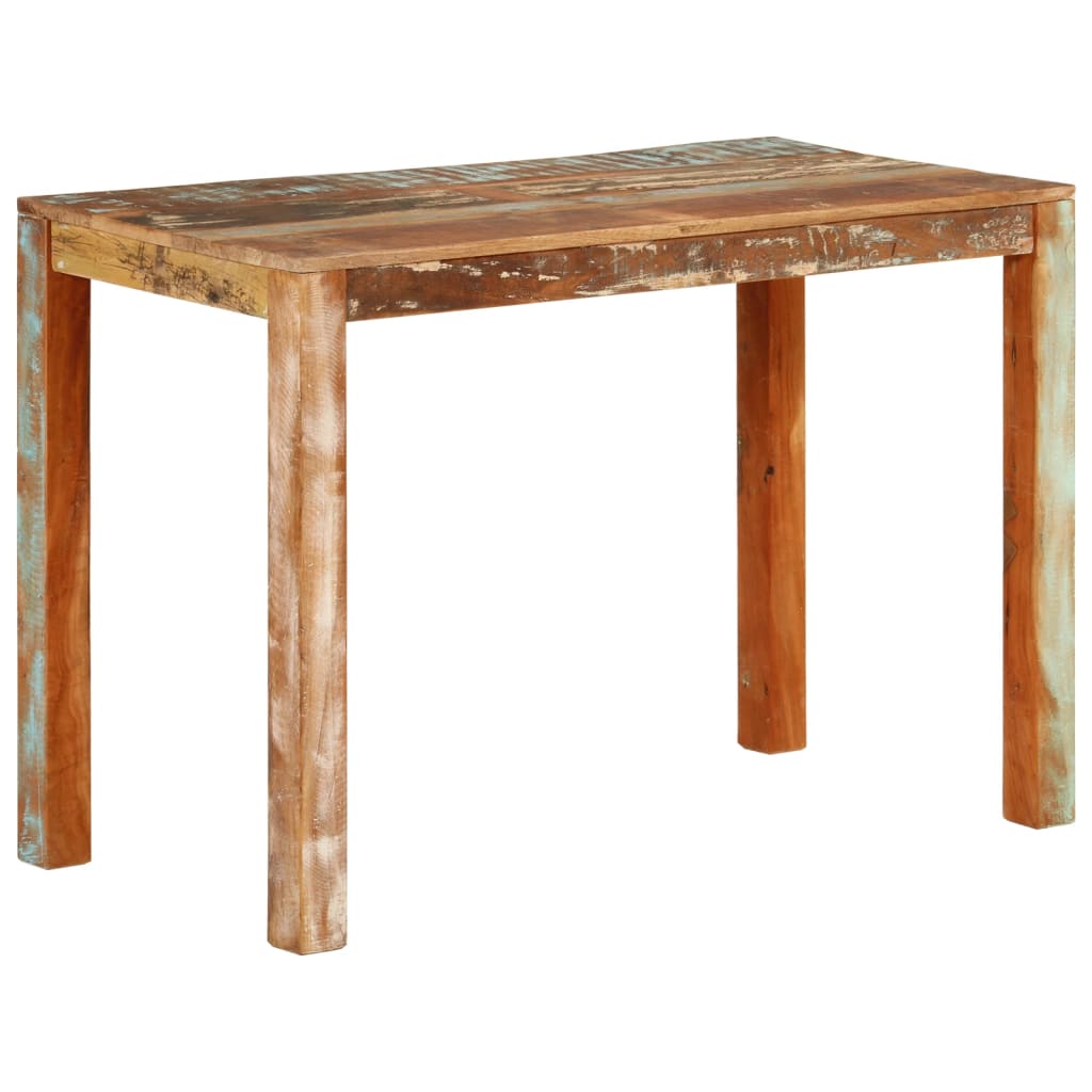 Dining Table 110x55x76 cm Solid Wood Reclaimed