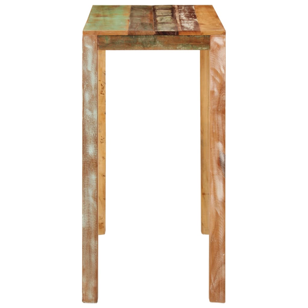 Bar Table 112x55x108 cm Solid Wood Reclaimed