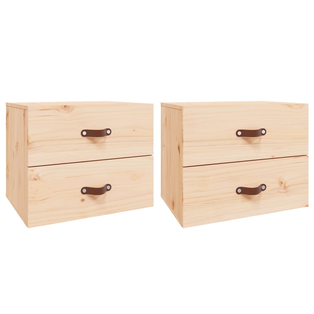 Wall-mounted Bedside Cabinets 2 pcs 50x36x40 cm