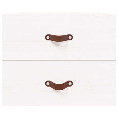 Wall-mounted Bedside Cabinets 2 pcs White 50x36x40 cm