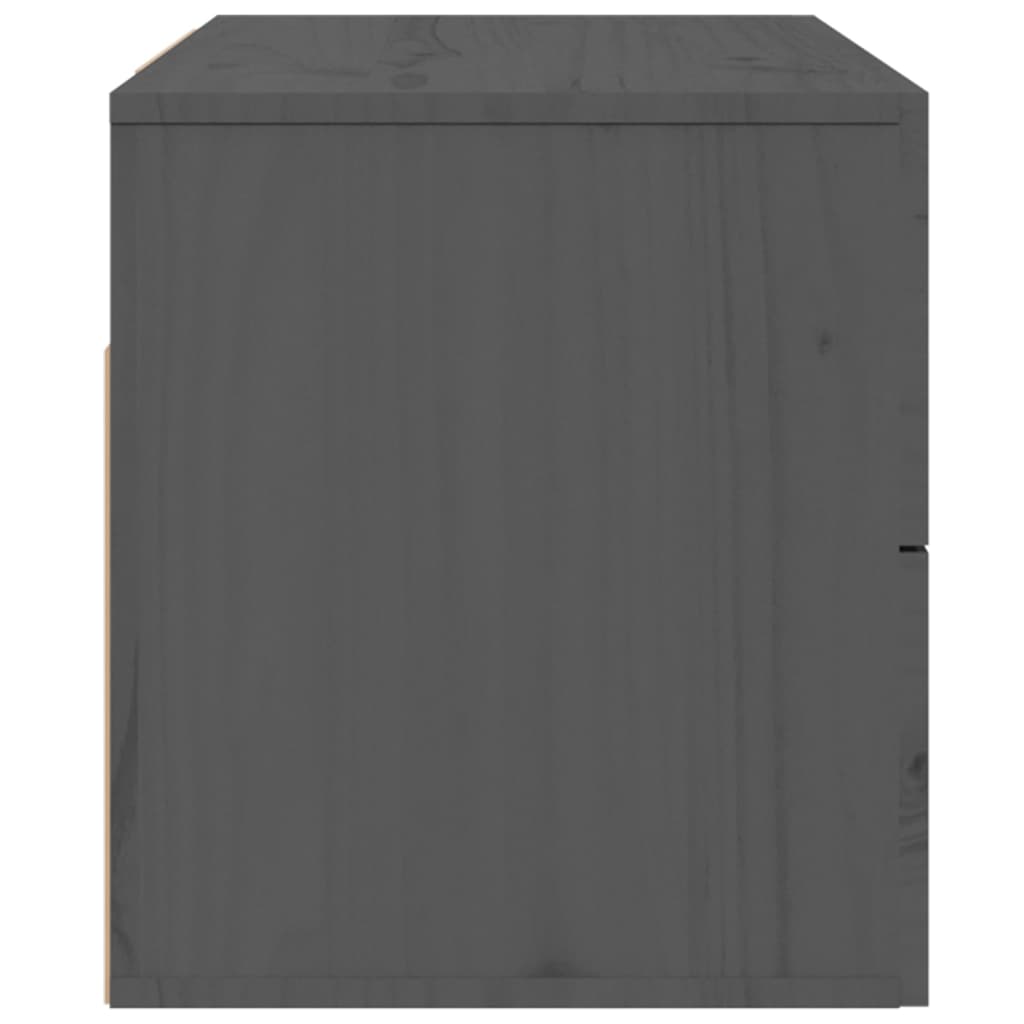 Wall-mounted Bedside Cabinets 2 pcs Grey 50x36x40 cm