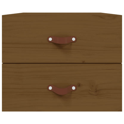 Wall-mounted Bedside Cabinets 2 pcs Honey Brown 50x36x40 cm