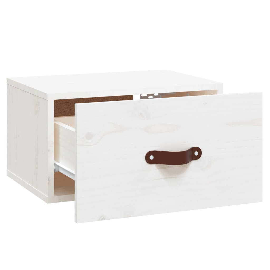 Wall-mounted Bedside Cabinets 2 pcs White 40x29.5x22 cm