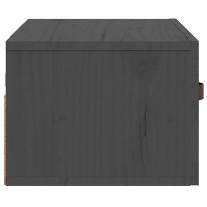 Wall-mounted Bedside Cabinet Grey 40x29.5x22 cm