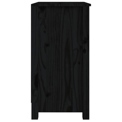 Book Cabinet | Black | Solid pine wood | Compact | Book Cabinet