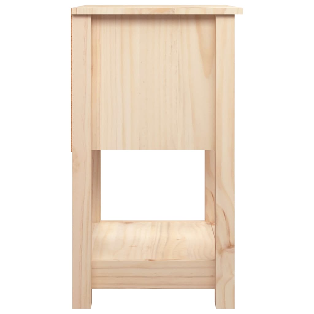 Bedside Cabinets 2 pcs 40x35x61,5 cm Solid Wood Pine