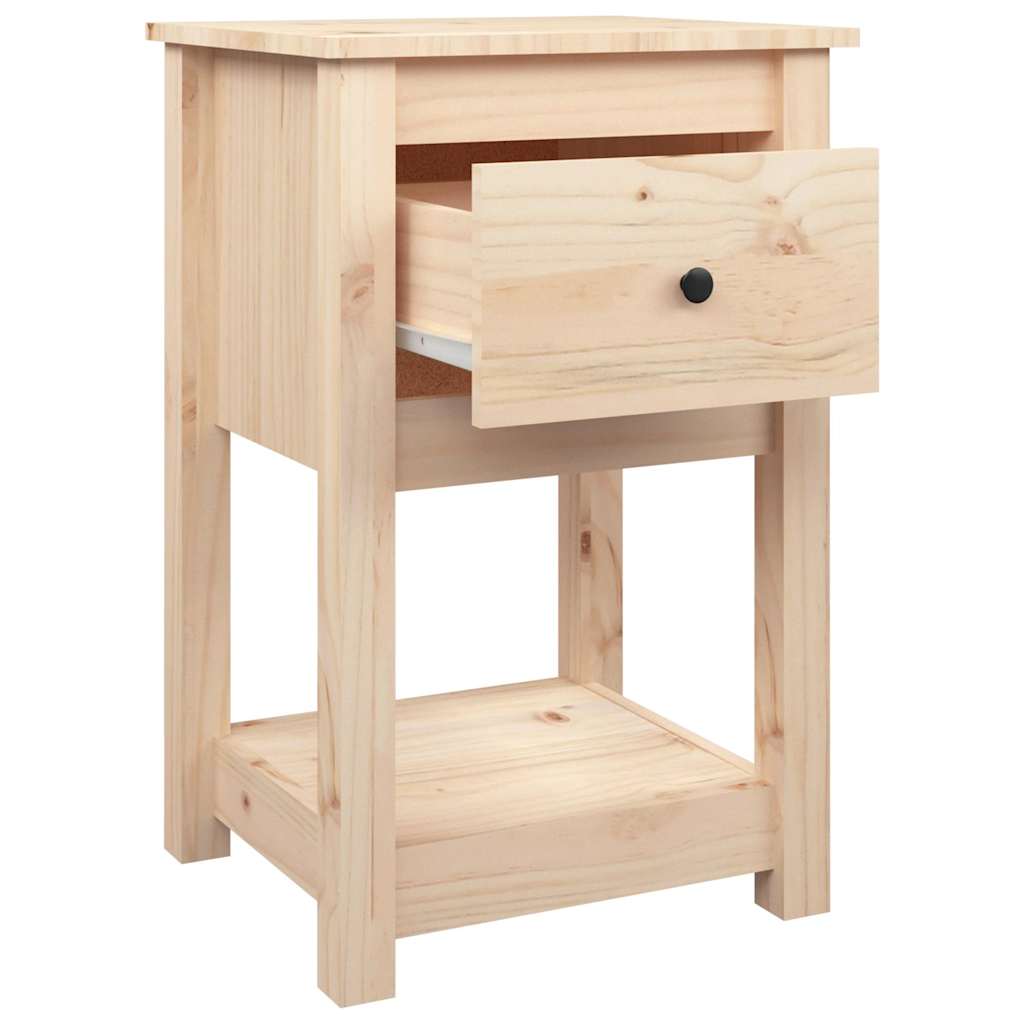 Bedside Cabinets 2 pcs 40x35x61,5 cm Solid Wood Pine