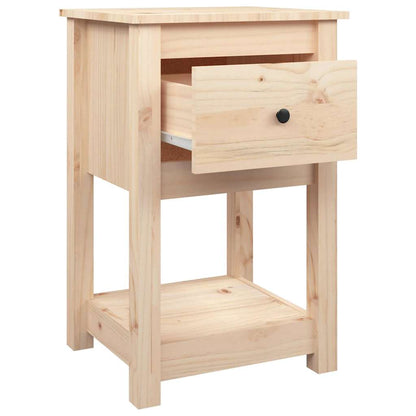 Bedside Cabinets 2 pcs 40x35x61,5 cm Solid Wood Pine