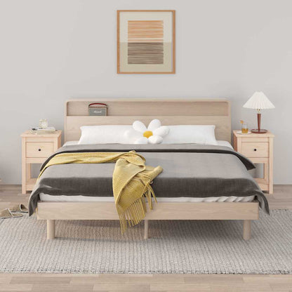 Bedside Cabinets 2 pcs 40x35x61,5 cm Solid Wood Pine