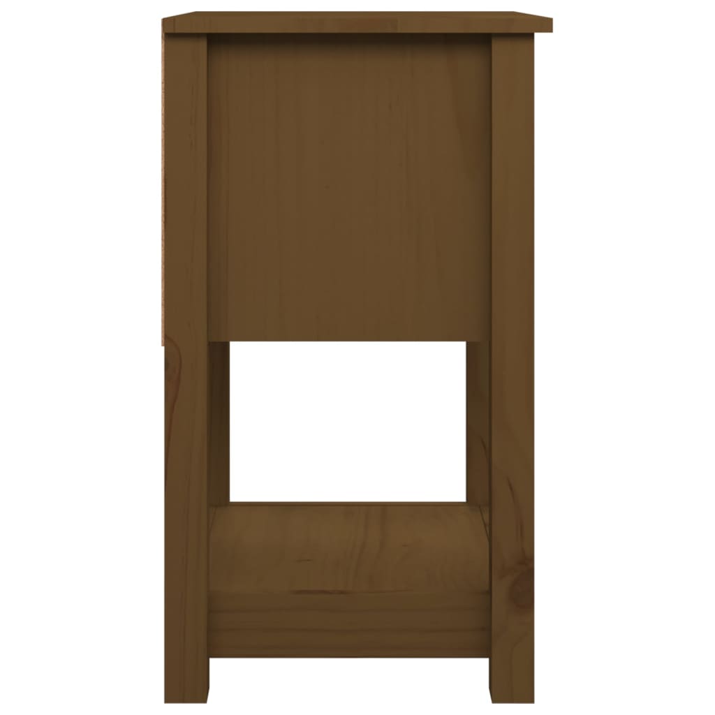 Bedside Cabinets 2 pcs Honey Brown 40x35x61.5cm Solid Wood Pine