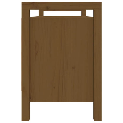 Hall Bench Honey Brown 110x40x60 cm Solid Wood Pine