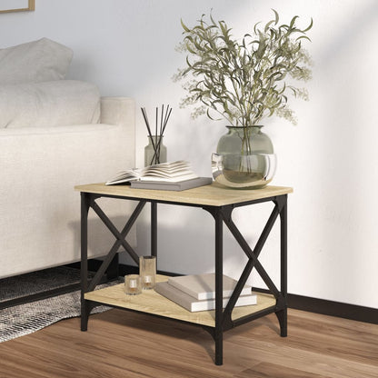Side Table Sonoma Oak 55x38x45 cm Engineered Wood