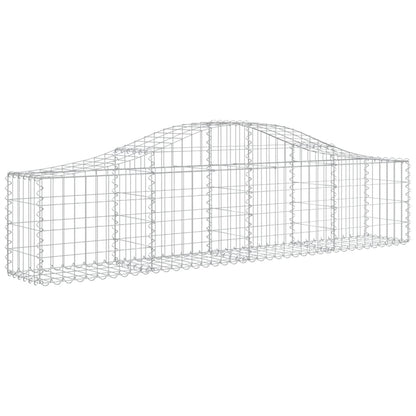Arched Gabion Baskets 20 pcs 200x30x40/60 cm Galvanised Iron