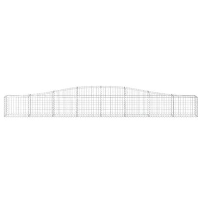 Arched Gabion Baskets 3 pcs 400x30x40/60 cm Galvanised Iron