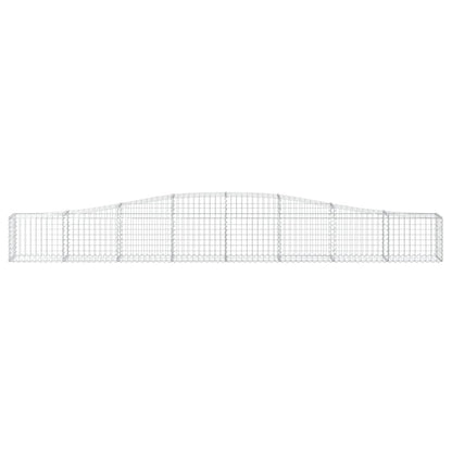 Arched Gabion Baskets 25 pcs 400x30x40/60 cm Galvanised Iron
