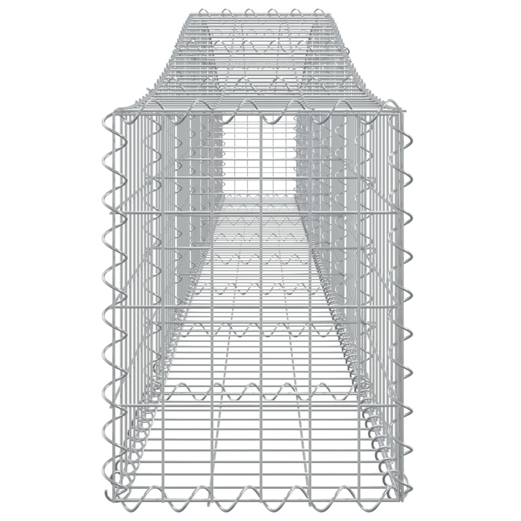 Arched Gabion Baskets 25 pcs 400x30x40/60 cm Galvanised Iron