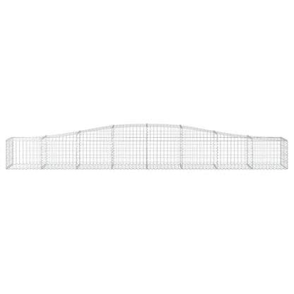 Arched Gabion Baskets 20 pcs 400x50x40/60 cm Galvanised Iron