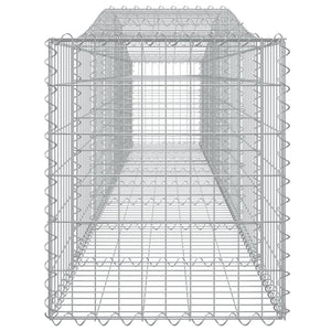 Arched Gabion Baskets 6 pcs 400x50x60/80 cm Galvanised Iron