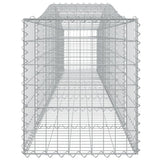 Arched Gabion Baskets 7 pcs 400x50x60/80 cm Galvanised Iron