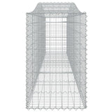 Arched Gabion Baskets 8 pcs 400x50x80/100 cm Galvanised Iron