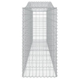 Arched Gabion Baskets 6 pcs 400x50x100/120 cm Galvanised Iron