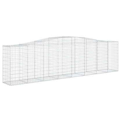 Arched Gabion Baskets 25 pcs 400x50x100/120 cm Galvanised Iron